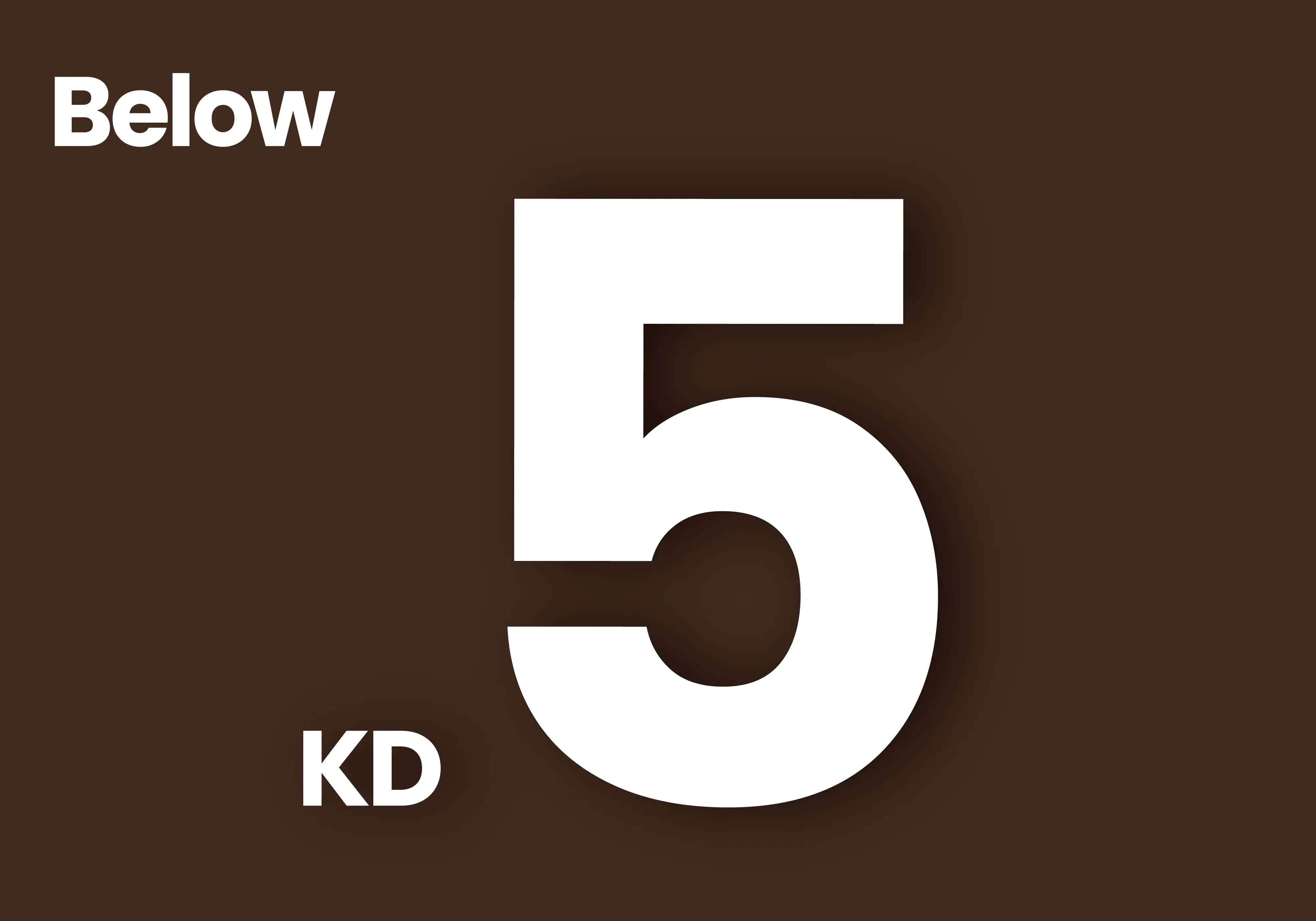 Below 5KD